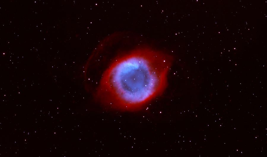 Pseudo-color composite Image of the Helix Nebula